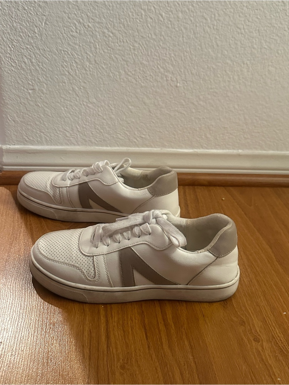 MIA White and Light Gray Women's Sneakers